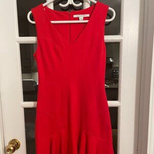 DVF Red Dress